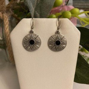 2/$8 or 4/$12~Pewter Concho Earrings